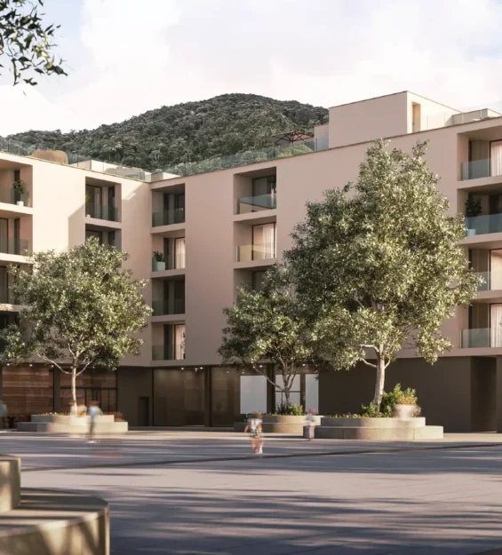 Sviluppo multifunzionale a Castione-Arbedo MultiGeneration – vista esterna del complesso