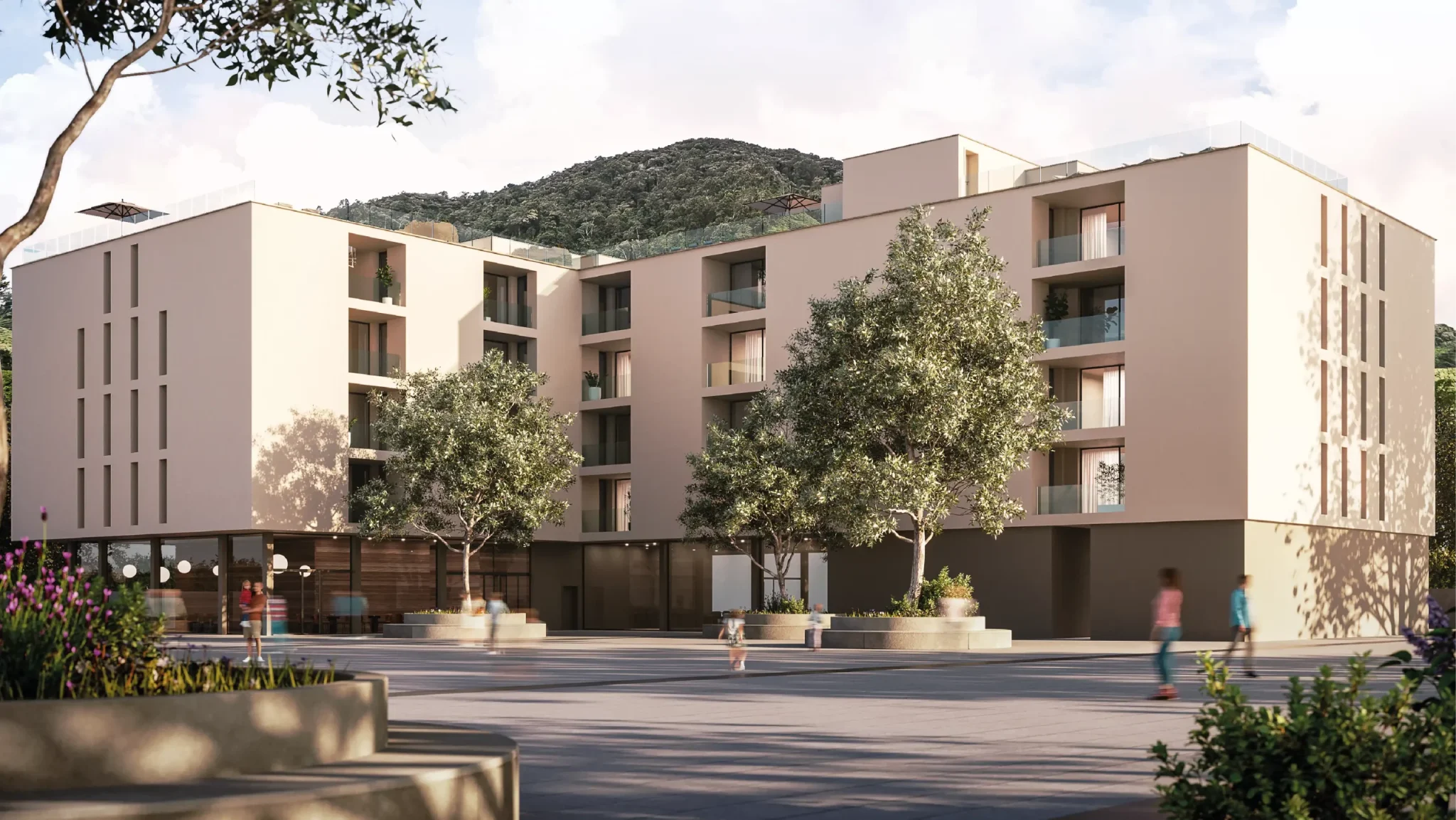 Sviluppo multifunzionale a Castione-Arbedo MultiGeneration – vista esterna del complesso